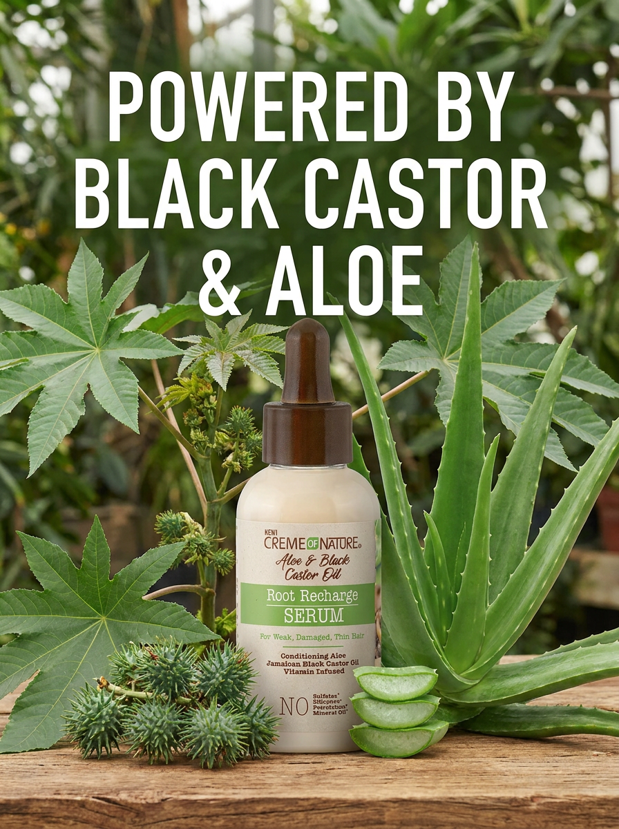 Black Castor & Aloe Beard Root Recharge serum