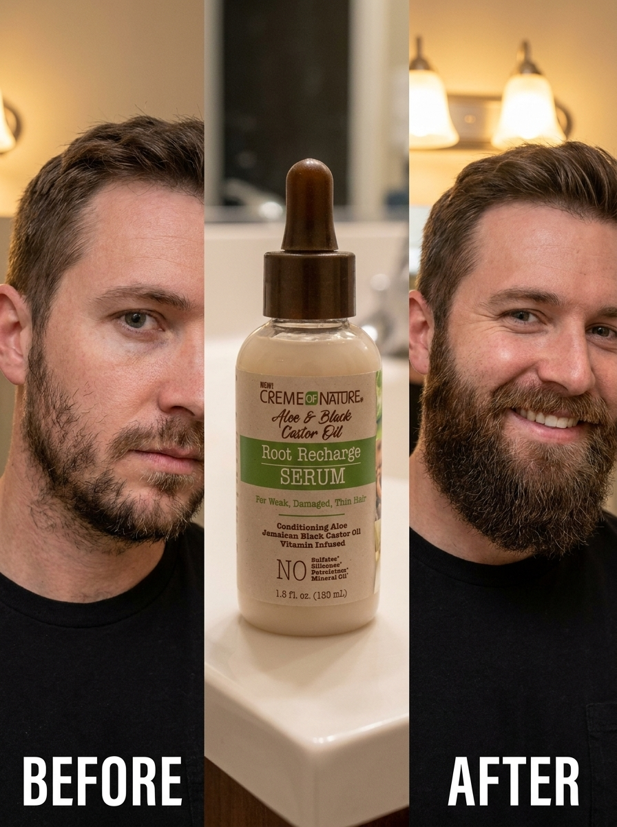 Black Castor & Aloe Beard Root Recharge serum